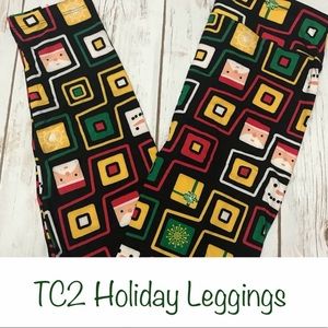 LuLaRoe Christmas Leggings TC2 NWT